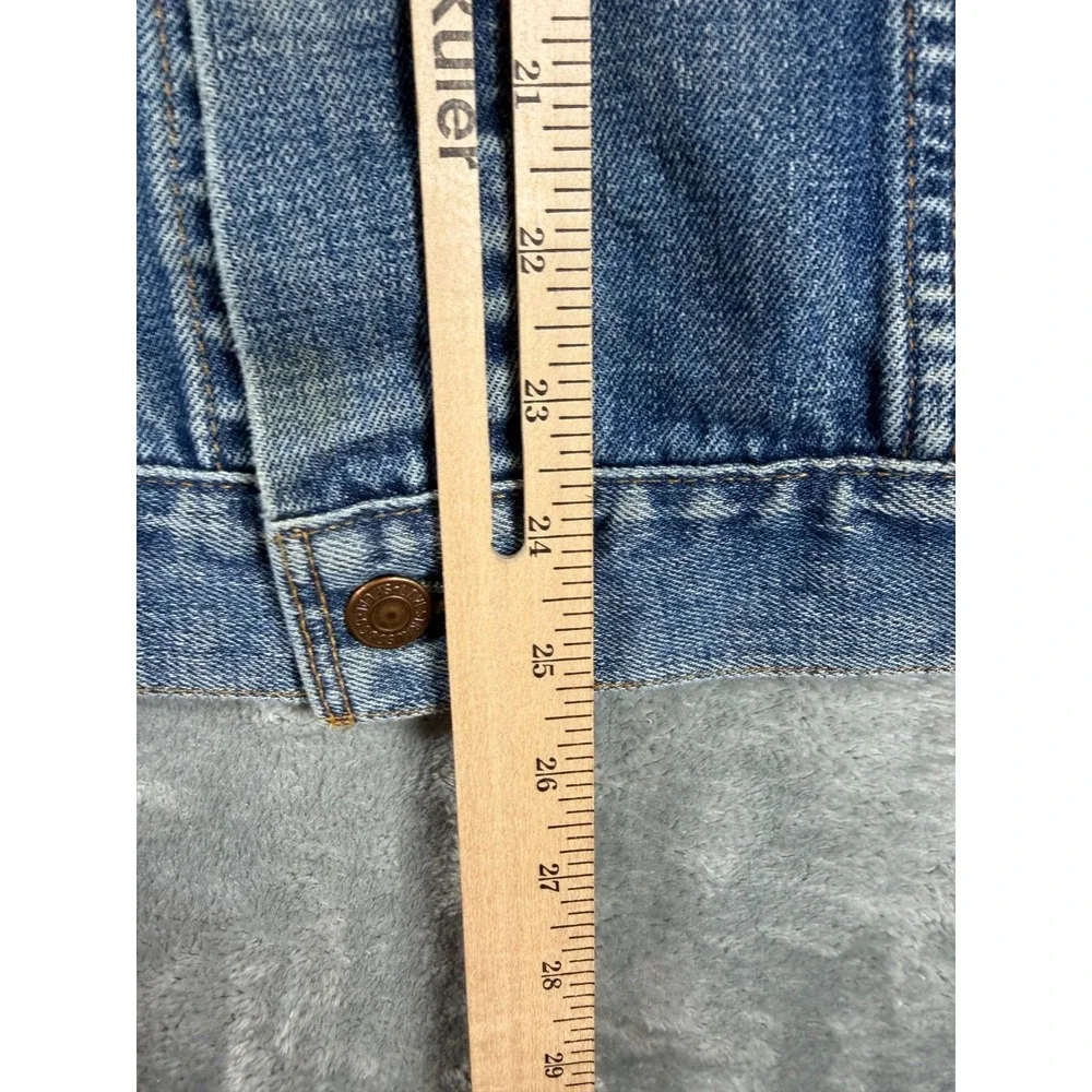 Vtg 80s Levi's 70500 Denim Trucker Jacket Men's L Faded Distressed USA-Era
